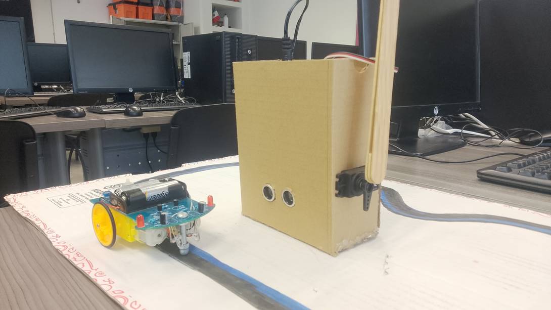 Robot Siguelíneas en pista